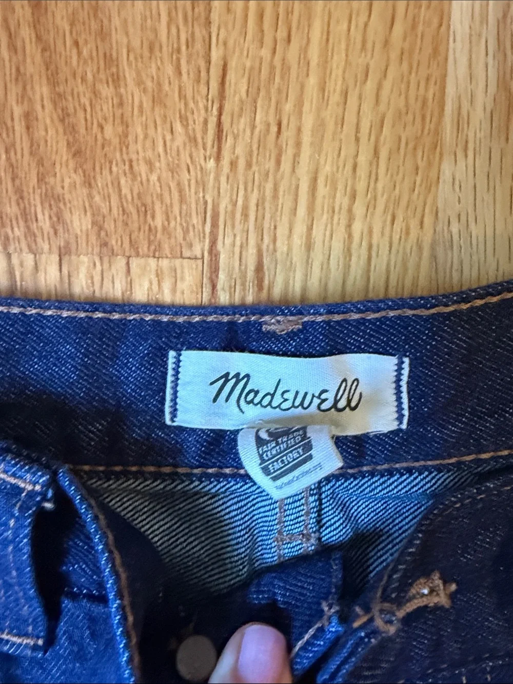 Dark Indigo Denim Bermuda Shorts